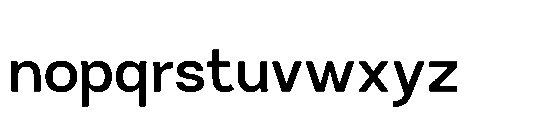 RCL Sendigo Semi Bold Font LOWERCASE