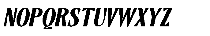 RCL Slicer Black Italic Font UPPERCASE