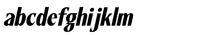 RCL Slicer Black Italic FONT