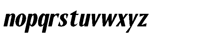 RCL Slicer Black Italic Font LOWERCASE