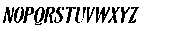 RCL Slicer Bold Italic Font UPPERCASE