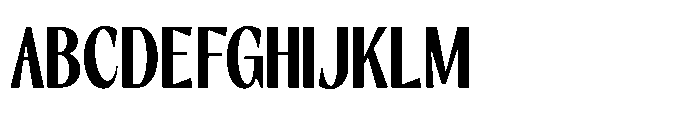 RCL Slicer Bold Font UPPERCASE