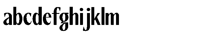 RCL Slicer Bold FONT