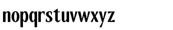RCL Slicer Bold Font LOWERCASE