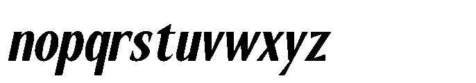 RCL Slicer Extra Bold Italic Font LOWERCASE