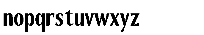 RCL Slicer Extra Bold Font LOWERCASE