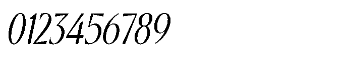 RCL Slicer Extra Light Italic Font OTHER CHARS