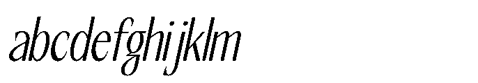 RCL Slicer Extra Light Italic FONT