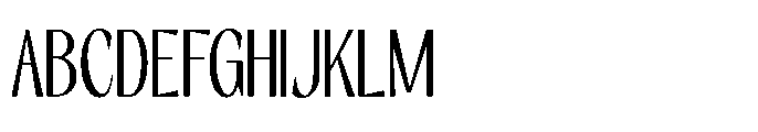 RCL Slicer Extra Light Font UPPERCASE