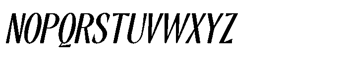 RCL Slicer Italic Font UPPERCASE