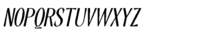 RCL Slicer Light Italic Font UPPERCASE