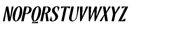 RCL Slicer Semi Bold Italic Font UPPERCASE
