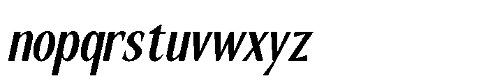 RCL Slicer Semi Bold Italic Font LOWERCASE