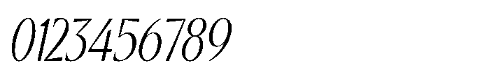 RCL Slicer Thin Italic Font OTHER CHARS
