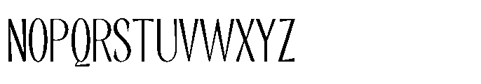 RCL Slicer Thin Font UPPERCASE
