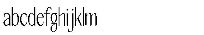 RCL Slicer Thin FONT