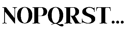RCL Veluxa Serif Bold Font UPPERCASE