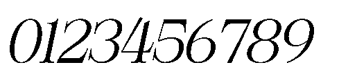 RCL Veluxa Serif Light Italic Font OTHER CHARS