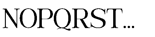 RCL Veluxa Serif Light Font UPPERCASE
