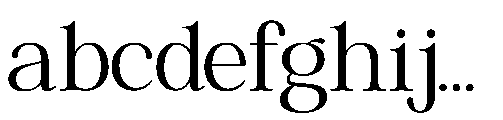 RCL Veluxa Serif Light FONT