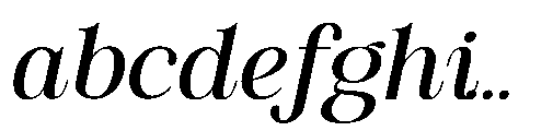 RCL Veluxa Serif Medium Italic FONT