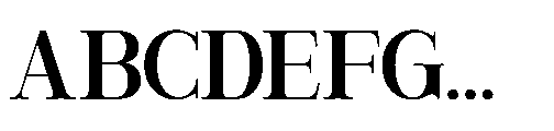 RCL Veluxa Serif Medium Font UPPERCASE