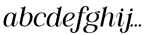 RCL Veluxa Serif Regular Italic FONT