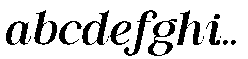 RCL Veluxa Serif Semi Bold Italic FONT