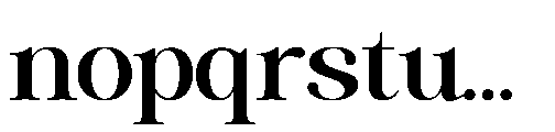 RCL Veluxa Serif Semi Bold Font LOWERCASE