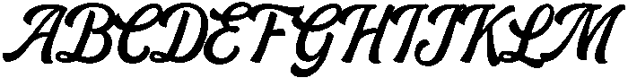 RD Landford Regular otf (400) Font UPPERCASE