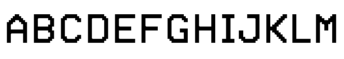 Receipt Regular Font UPPERCASE