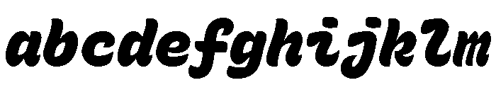 Recursive Mono Casual Static Black Italic FONT