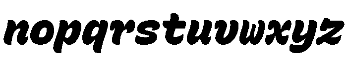 Recursive Mono Casual Static Black Italic Font LOWERCASE