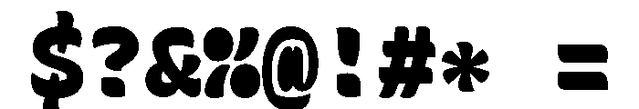 Recursive Mono Casual Static Black Font OTHER CHARS