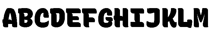 Recursive Mono Casual Static Black Font UPPERCASE