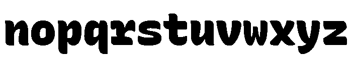 Recursive Mono Casual Static Black Font LOWERCASE