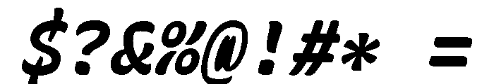 Recursive Mono Casual Static Bold Italic Font OTHER CHARS