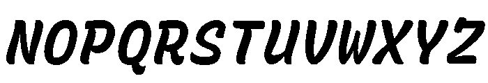 Recursive Mono Casual Static Bold Italic Font UPPERCASE