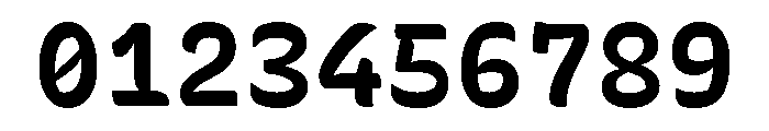 Recursive Mono Casual Static Bold Font OTHER CHARS