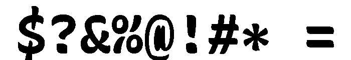 Recursive Mono Casual Static Bold Font OTHER CHARS