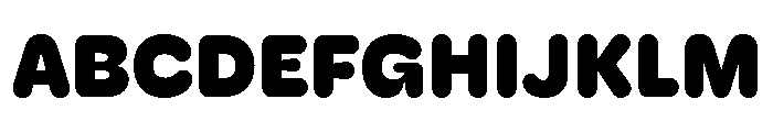 Recursive Mono Casual Static Extra Bold Font UPPERCASE