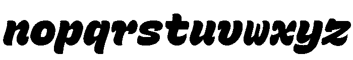 Recursive Mono Casual Static ExtraBlack Italic Font LOWERCASE