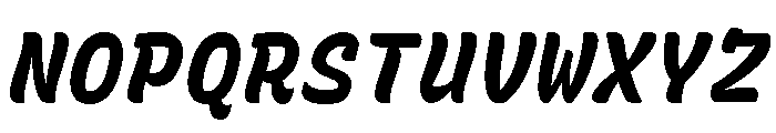 Recursive Mono Casual Static ExtraBold Italic Font UPPERCASE