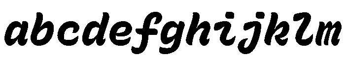 Recursive Mono Casual Static ExtraBold Italic FONT