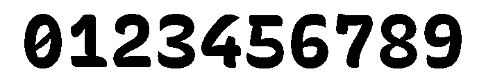 Recursive Mono Casual Static ExtraBold Font OTHER CHARS