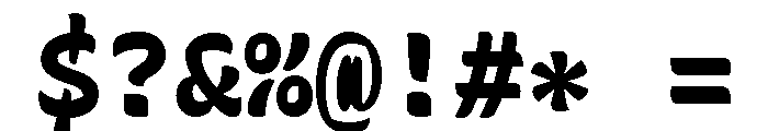 Recursive Mono Casual Static ExtraBold Font OTHER CHARS
