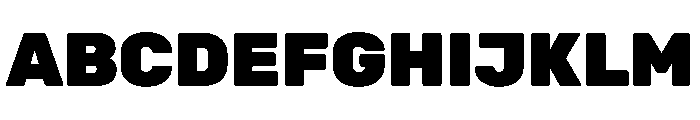 Recursive Mono Casual Static Heavy Font UPPERCASE