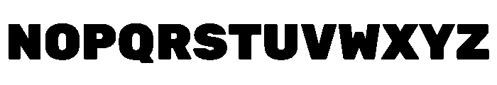 Recursive Mono Casual Static Heavy Font UPPERCASE