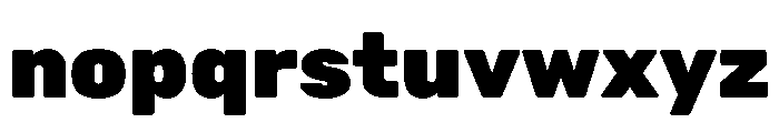 Recursive Mono Casual Static Heavy Font LOWERCASE