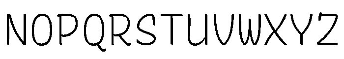 Recursive Mono Casual Static Light Font UPPERCASE
